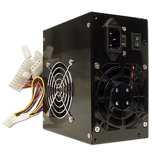 Logisys 550W 20+4-pin ATX PSU w/SATA (Black)